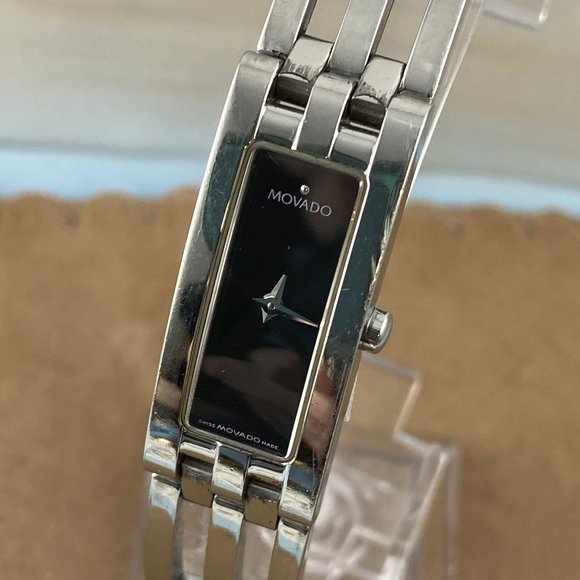 Movado Esperenza Black Dial Silver Dot Watch main image 4